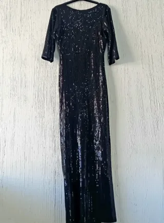 Maxi wrap dress elegante e scintillante(SCONTO)