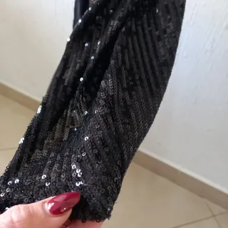 Maxi wrap dress elegante e scintillante(SCONTO)