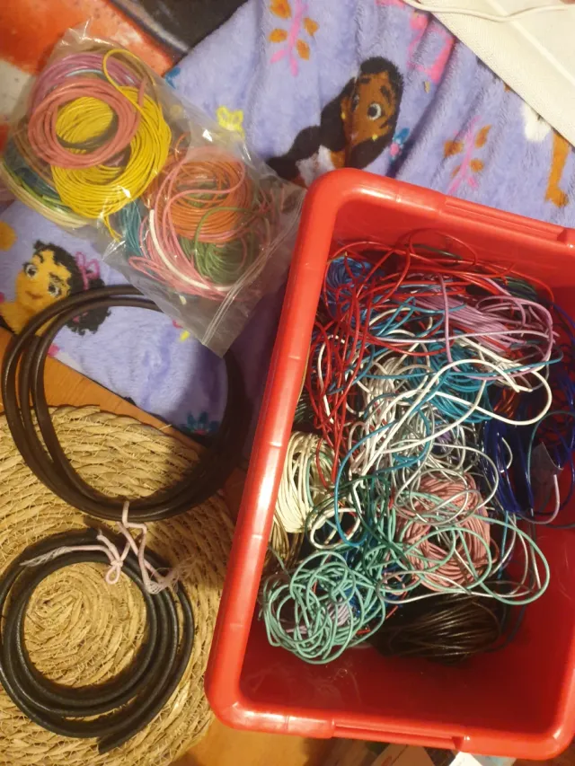 Pulseras de Cuero Multicolor