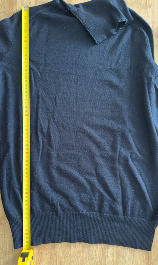 Jersey Zara cuello alto negro