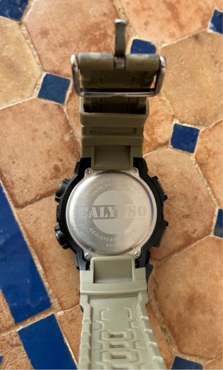 Reloj Calypso Camuflaje Militar Marrones - Negro