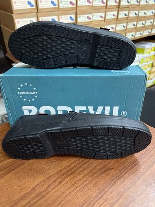 Zapatillas Rodevil Mocasín Negro Talla 39