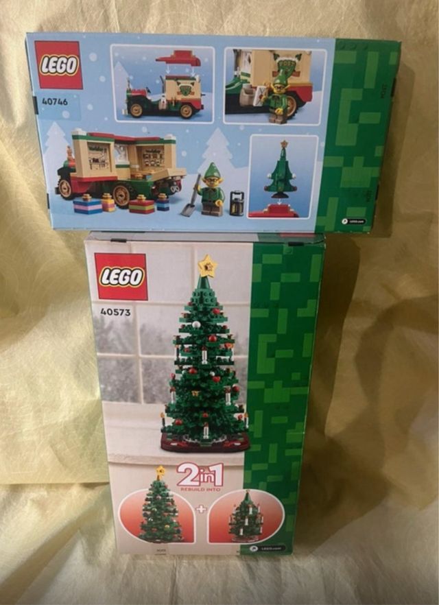 LEGO 40746 y 40573 Navidad