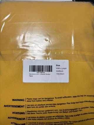 Cortine oscuranti Giallo Senape