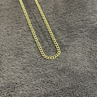 Cadena Cubana Oro Laminado Hombre