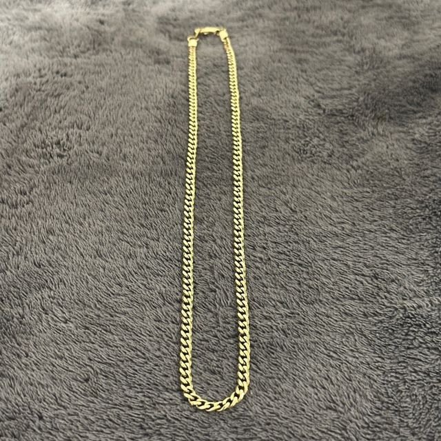 Cadena Cubana Oro Laminado Hombre