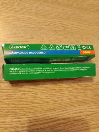 Conjunto 2 Lâmpadas Halogéneo Luxtek