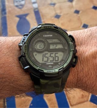 3 Relojes Calypso Camuflaje Militar