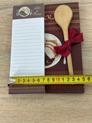 Libreta recetas de cocina nueva