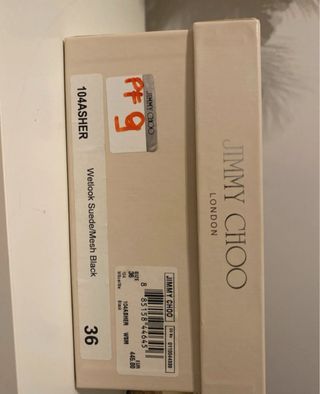 Bailarinas Jimmy Choo Marrón y Dorado