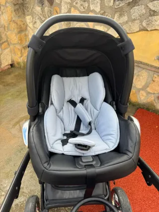 Carrito de bebé ,tres piezas