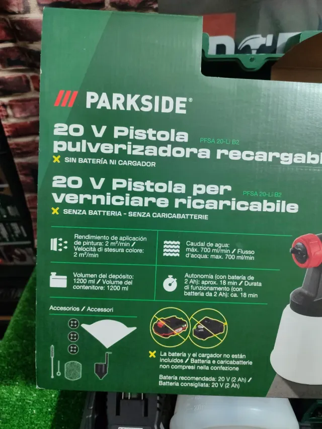 Pistola de Pintura Parkside