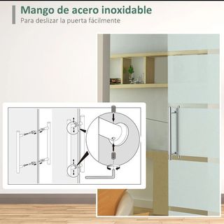 Puerta corredera cristal