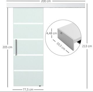 Puerta corredera cristal