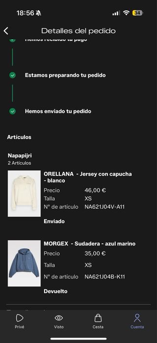 Sudadera Napapijri Beige con Capucha