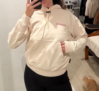 Sudadera Napapijri Beige con Capucha