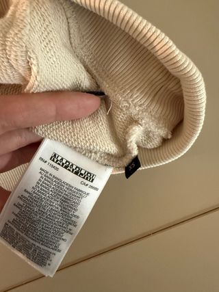 Sudadera Napapijri Beige con Capucha