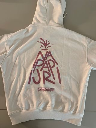 Sudadera Napapijri Beige con Capucha