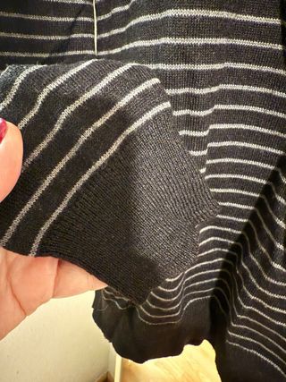 Jersey caballero lana rayas talla M
