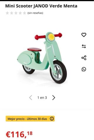 Bicicleta equilibrio Janod estilo Scooter