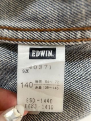 Cazadora vaquera Edwin azul