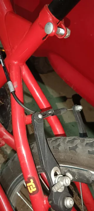 Bicicleta infantil roja 20 pulgadas