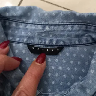 Camicia jeans Sisley ragazzo 13-14 anni