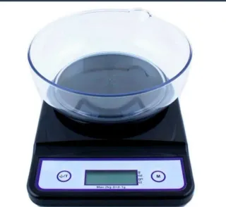 Báscula digital de cocina con bol