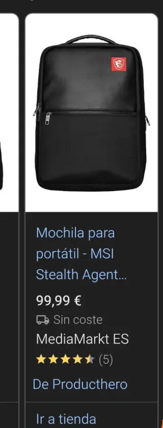 Mochila MSI de 20 litros!