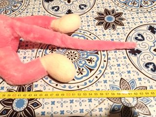 Scimmietta Peluche Rosa Mani con Velcro