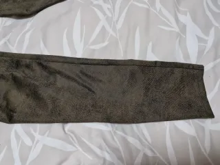 Leggings efecto piel verde militar Calzedonia Tm