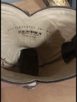 Botas Sendra Piel Serpiente Beige/Marrón