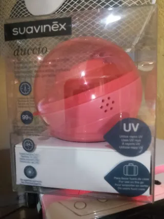 Esterilizador de chupetes Suavinex Duccio UV