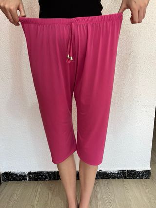 Pantalones anchos fucsia XL - XXL