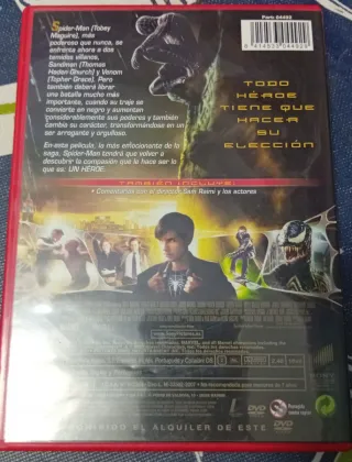 Spider-Man 3 DVD (Español)