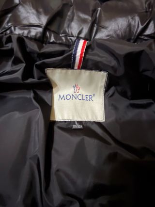 Giubbotto Moncler Nero Taglia L