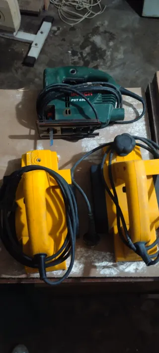 2 Cepillos Eléctricos Madera + Sierra Calar