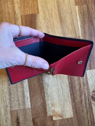 Billetera Piel Purificación Garcia Azul