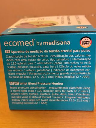 Tensiometro Digital Medisana Ecomed BW-20E