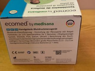 Tensiometro Digital Medisana Ecomed BW-20E