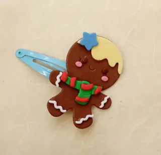 Fermagli omino pandizenzero natalizi