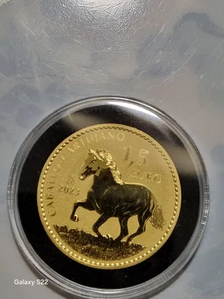 Moneda 1,5 Euro Caballo Cartujano 2023