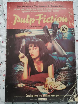 Póster Película Pulp Fiction Tarantino