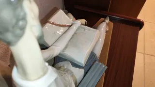 Escultura Cervantes by: Lladró