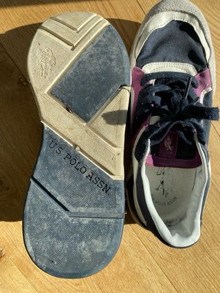 Scarpe U.S. Polo Assn. Ralph Lauren blu e viola