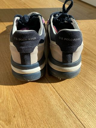 Scarpe U.S. Polo Assn. Ralph Lauren blu e viola