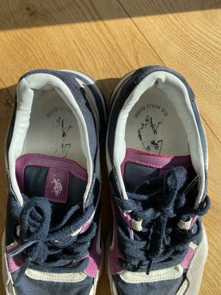 Scarpe U.S. Polo Assn. Ralph Lauren blu e viola