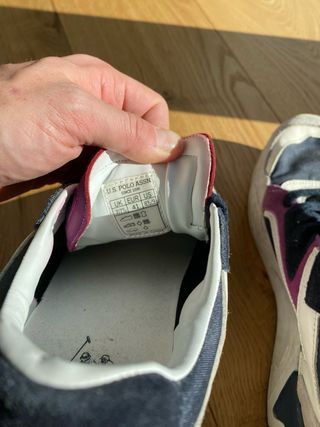 Scarpe U.S. Polo Assn. Ralph Lauren blu e viola