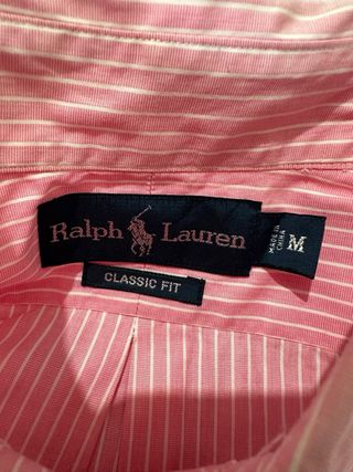 Camicetta Polo Ralph Lauren a righe rosa
