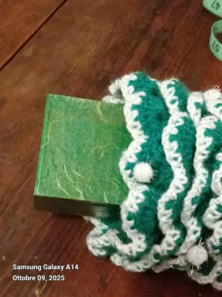 Albero di Natale uncinetto fatto a mano